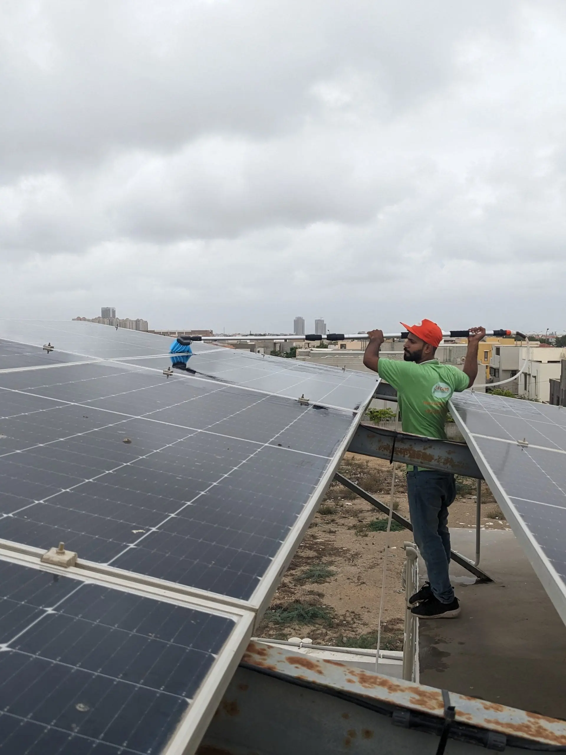 Solar Cleaning Process